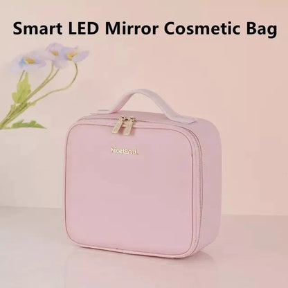 Smart LED Cosmetic Case with Mirror