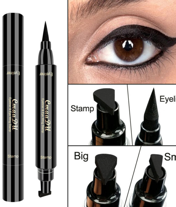 Double-headed wing seal eyeliner