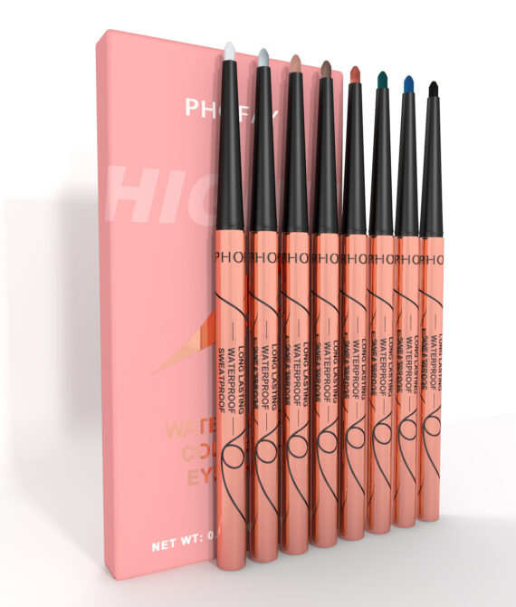 PHOFAY Waterproof Eyeliner Set – Colorful & Long‑lasting