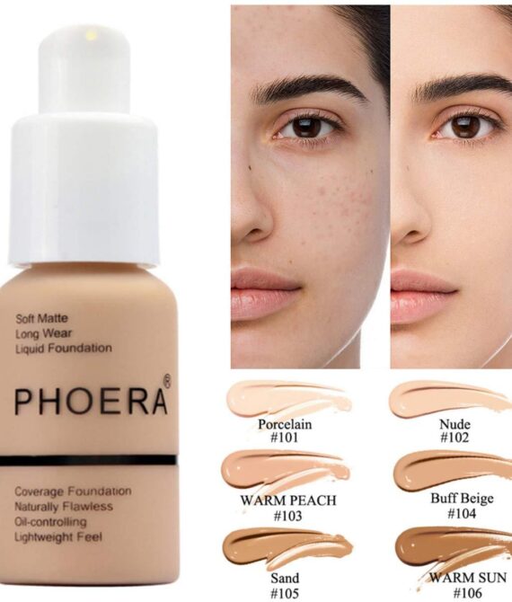 Explosive Press Type Oil Control Natural Color Matte Concealer Foundation Cream