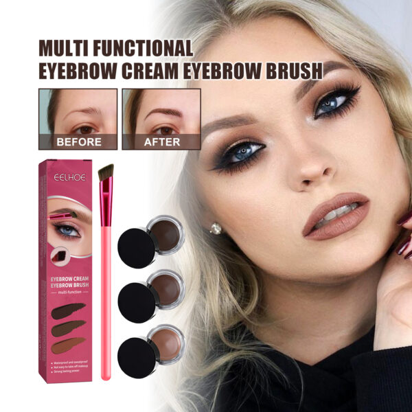 EELHOE Multi‑functional Eyebrow Brush Set – Filling, Shaping & Coloring