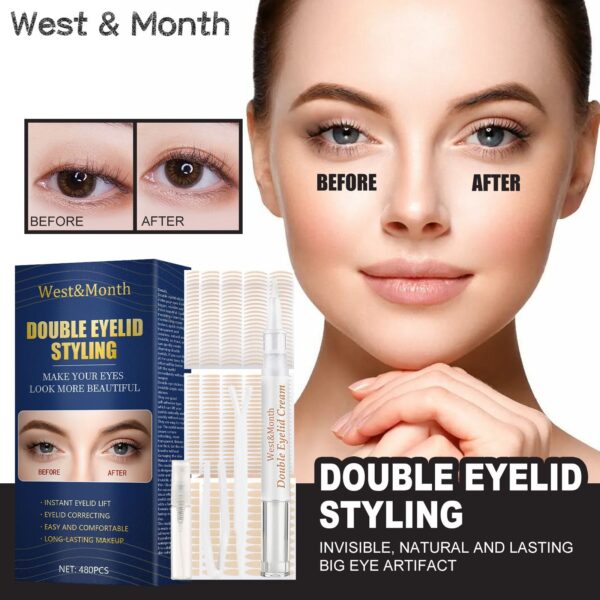 West&Month Double Eyelid Tape – Invisible Mesh Adhesive