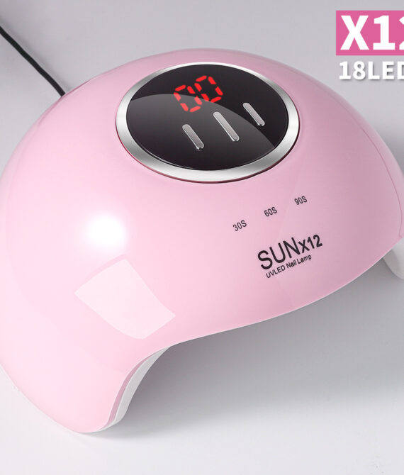 18‑LED UV LED Nail Dryer Lamp – Smart Sensor & LCD
