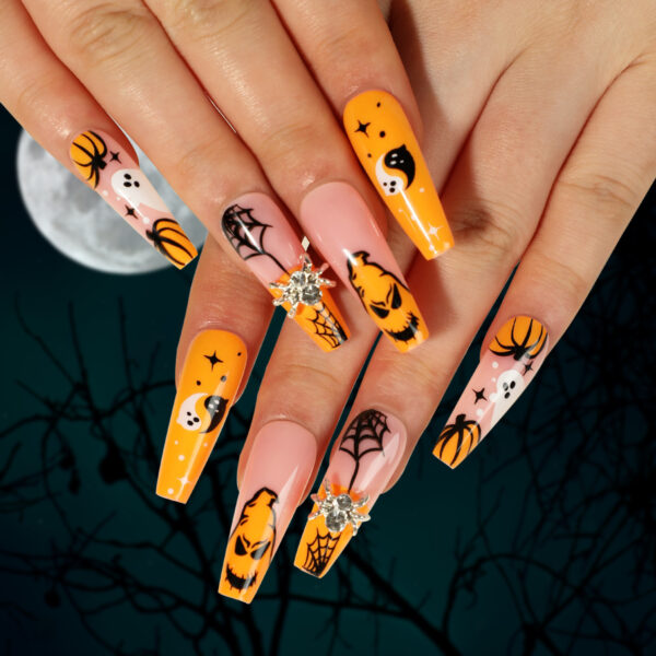 Halloween Press‑On Nails